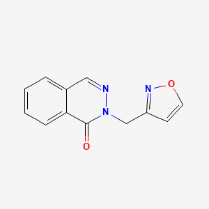 molecular formula C12H9N3O2 B4539987 2-(3-isoxazolylmethyl)-1(2H)-phthalazinone 