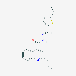 N'-[(5-ethyl-2-thienyl)methylene]-2-propyl-4-quinolinecarbohydrazide