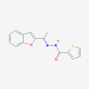 N'-[1-(1-benzofuran-2-yl)ethylidene]-2-thiophenecarbohydrazide