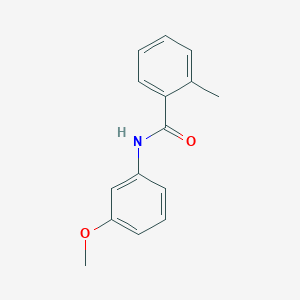 molecular formula C15H15NO2 B4540163 N-(3-methoxyphenyl)-2-methylbenzamide CAS No. 55814-35-2