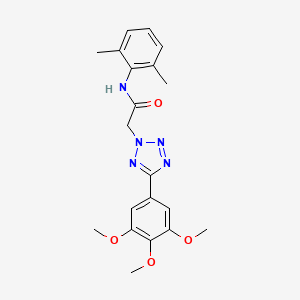 molecular formula C20H23N5O4 B4540172 N-(2,6-dimethylphenyl)-2-[5-(3,4,5-trimethoxyphenyl)-2H-tetrazol-2-yl]acetamide 