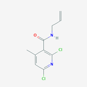 molecular formula C10H10Cl2N2O B4540206 N-allyl-2,6-dichloro-4-methylnicotinamide 