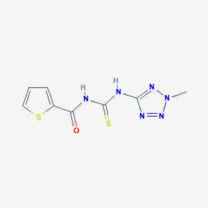 N-{[(2-methyl-2H-tetrazol-5-yl)amino]carbonothioyl}-2-thiophenecarboxamide