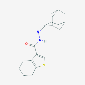N'-tricyclo[3.3.1.1~3,7~]dec-2-ylidene-4,5,6,7-tetrahydro-1-benzothiophene-3-carbohydrazide