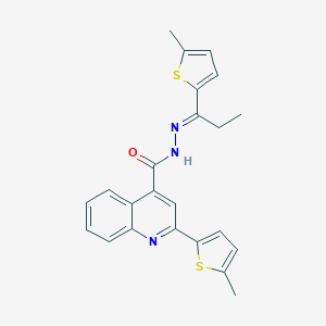 2-(5-methyl-2-thienyl)-N'-[1-(5-methyl-2-thienyl)propylidene]-4-quinolinecarbohydrazide