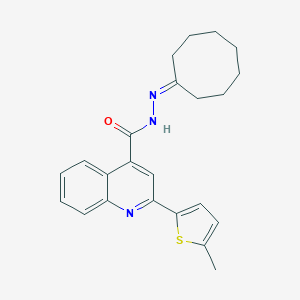 N'-cyclooctylidene-2-(5-methyl-2-thienyl)-4-quinolinecarbohydrazide