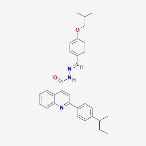 2-(4-sec-butylphenyl)-N'-(4-isobutoxybenzylidene)-4-quinolinecarbohydrazide