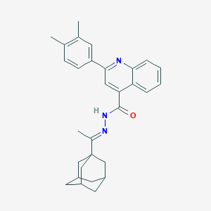 N'-[1-(1-adamantyl)ethylidene]-2-(3,4-dimethylphenyl)-4-quinolinecarbohydrazide