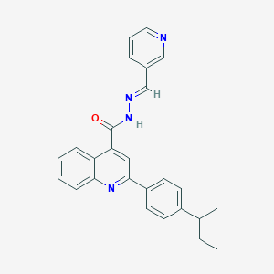 2-(4-sec-butylphenyl)-N'-(3-pyridinylmethylene)-4-quinolinecarbohydrazide