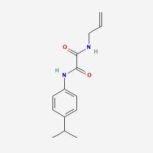 molecular formula C14H18N2O2 B4540584 N-allyl-N'-(4-isopropylphenyl)ethanediamide 