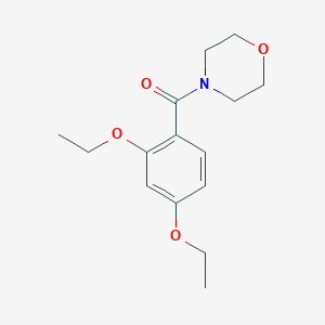 molecular formula C15H21NO4 B4540618 4-(2,4-diethoxybenzoyl)morpholine 