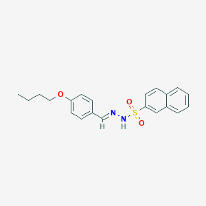 N'-(4-butoxybenzylidene)-2-naphthalenesulfonohydrazide
