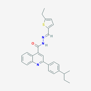 2-(4-sec-butylphenyl)-N'-[(5-ethyl-2-thienyl)methylene]-4-quinolinecarbohydrazide