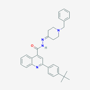 N'-(1-benzyl-4-piperidinylidene)-2-(4-tert-butylphenyl)-4-quinolinecarbohydrazide