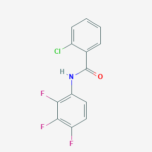 molecular formula C13H7ClF3NO B4540927 2-chloro-N-(2,3,4-trifluorophenyl)benzamide 
