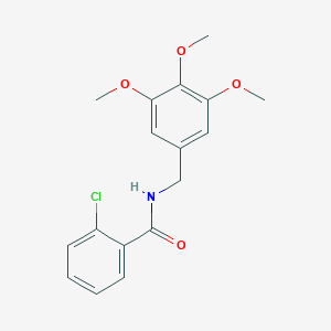 2-chloro-N-(3,4,5-trimethoxybenzyl)benzamide