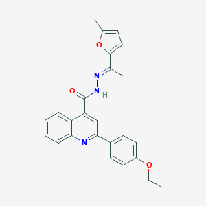 2-(4-ethoxyphenyl)-N'-[1-(5-methyl-2-furyl)ethylidene]-4-quinolinecarbohydrazide