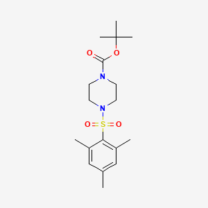 molecular formula C18H28N2O4S B4541089 tert-butyl 4-(mesitylsulfonyl)-1-piperazinecarboxylate 