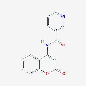molecular formula C15H10N2O3 B4541131 N-(2-oxo-2H-chromen-4-yl)nicotinamide 