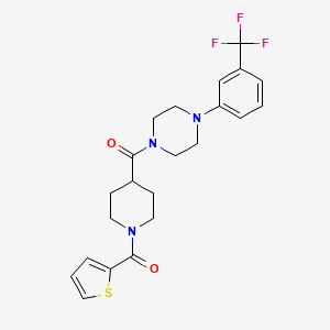1-{[1-(2-thienylcarbonyl)-4-piperidinyl]carbonyl}-4-[3-(trifluoromethyl)phenyl]piperazine