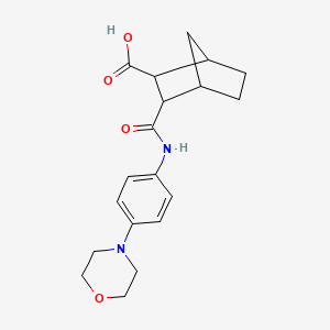 3-({[4-(4-morpholinyl)phenyl]amino}carbonyl)bicyclo[2.2.1]heptane-2-carboxylic acid