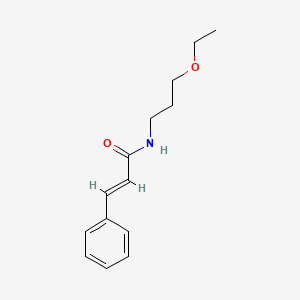 molecular formula C14H19NO2 B4541418 N-(3-ethoxypropyl)-3-phenylacrylamide 