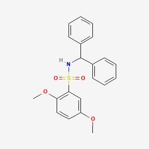 N-(diphenylmethyl)-2,5-dimethoxybenzenesulfonamide