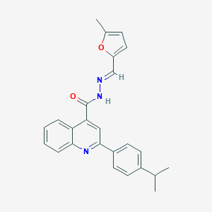 2-(4-isopropylphenyl)-N'-[(5-methyl-2-furyl)methylene]-4-quinolinecarbohydrazide