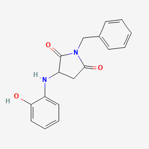 1-benzyl-3-[(2-hydroxyphenyl)amino]-2,5-pyrrolidinedione