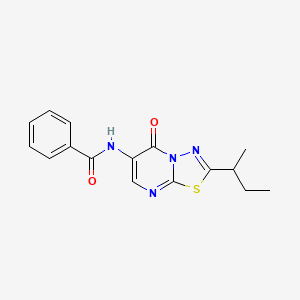 N-(2-sec-butyl-5-oxo-5H-[1,3,4]thiadiazolo[3,2-a]pyrimidin-6-yl)benzamide