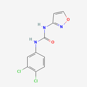 molecular formula C10H7Cl2N3O2 B4541673 N-(3,4-dichlorophenyl)-N'-3-isoxazolylurea CAS No. 61365-09-1