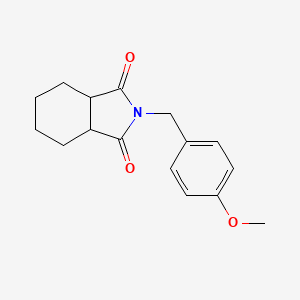 molecular formula C16H19NO3 B4541712 2-(4-methoxybenzyl)hexahydro-1H-isoindole-1,3(2H)-dione 