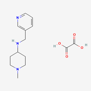 1-methyl-N-(3-pyridinylmethyl)-4-piperidinamine oxalate