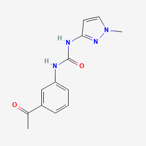 N-(3-acetylphenyl)-N'-(1-methyl-1H-pyrazol-3-yl)urea