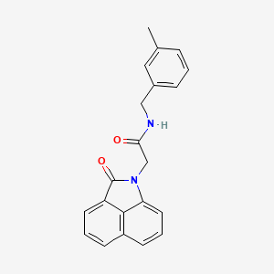 N-(3-methylbenzyl)-2-(2-oxobenzo[cd]indol-1(2H)-yl)acetamide