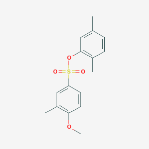 molecular formula C16H18O4S B4542043 2,5-dimethylphenyl 4-methoxy-3-methylbenzenesulfonate 