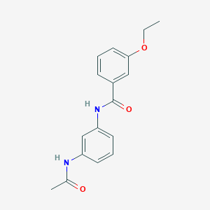 molecular formula C17H18N2O3 B4542092 N-[3-(acetylamino)phenyl]-3-ethoxybenzamide 