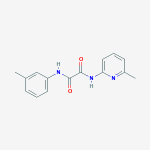 molecular formula C15H15N3O2 B4542130 N-(3-methylphenyl)-N'-(6-methyl-2-pyridinyl)ethanediamide 