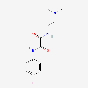 N-[2-(dimethylamino)ethyl]-N'-(4-fluorophenyl)ethanediamide