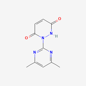 molecular formula C10H10N4O2 B4542295 1-(4,6-dimethyl-2-pyrimidinyl)-1,2-dihydro-3,6-pyridazinedione 