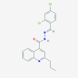N'-(2,4-dichlorobenzylidene)-2-propyl-4-quinolinecarbohydrazide