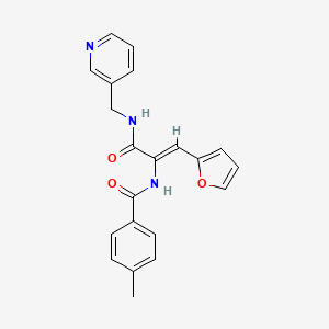 N-(2-(2-furyl)-1-{[(3-pyridinylmethyl)amino]carbonyl}vinyl)-4-methylbenzamide