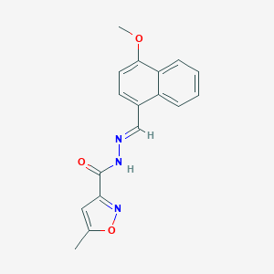 N'-[(4-methoxy-1-naphthyl)methylene]-5-methyl-3-isoxazolecarbohydrazide