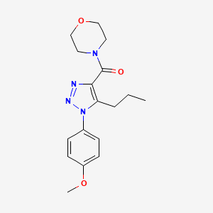 4-{[1-(4-methoxyphenyl)-5-propyl-1H-1,2,3-triazol-4-yl]carbonyl}morpholine