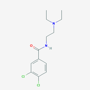molecular formula C13H18Cl2N2O B4542593 3,4-dichloro-N-[2-(diethylamino)ethyl]benzamide 