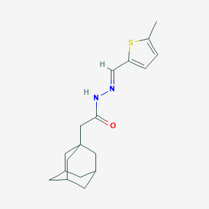 molecular formula C18H24N2OS B454270 2-(1-adamantyl)-N'-[(5-methyl-2-thienyl)methylene]acetohydrazide 