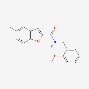 N-(2-methoxybenzyl)-5-methyl-1-benzofuran-2-carboxamide