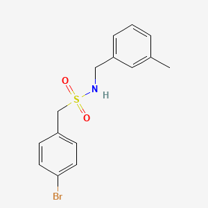 1-(4-bromophenyl)-N-(3-methylbenzyl)methanesulfonamide