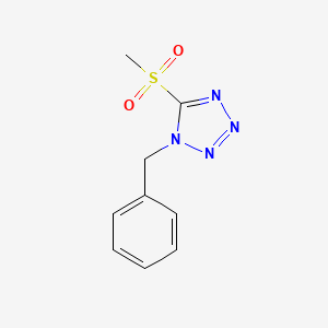 molecular formula C9H10N4O2S B4542902 1-benzyl-5-(methylsulfonyl)-1H-tetrazole 