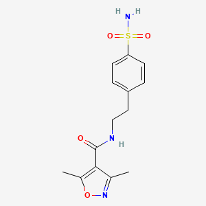 N-{2-[4-(aminosulfonyl)phenyl]ethyl}-3,5-dimethyl-4-isoxazolecarboxamide